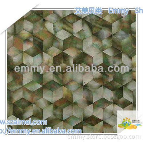 High quality black/gray mother of pearl oyster seashell mosaic wall tile competitive mosaic price